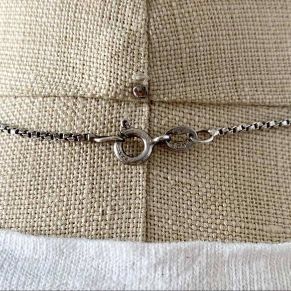 Sterling Silver & Cubic Z Cross Pendant Necklace - Picture 9 of 9